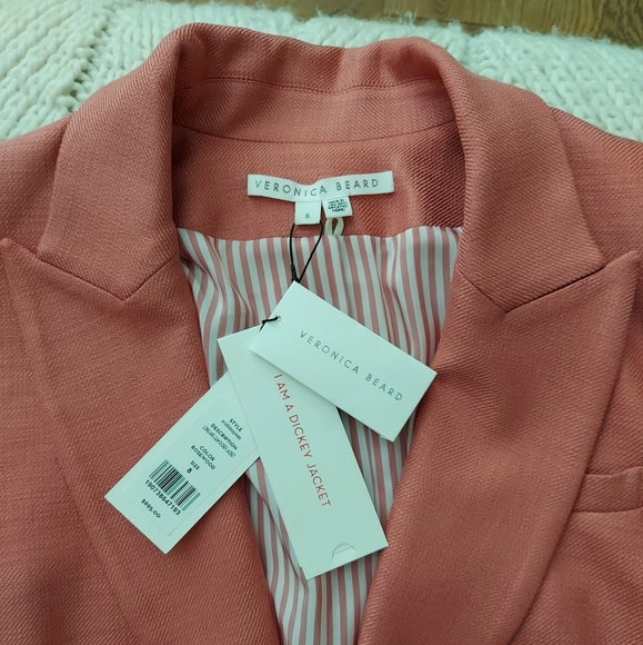 VERONICA BEARD New Long and Lean Dickey Jacket - Rosewood - Picture 3 of 7